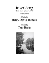 River Song SAB choral sheet music cover